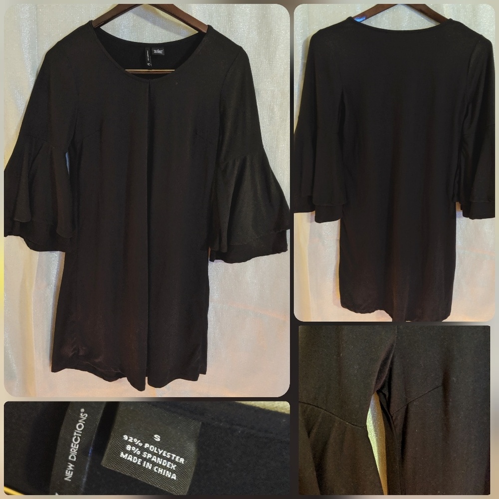 Black Bell Sleeve Dress